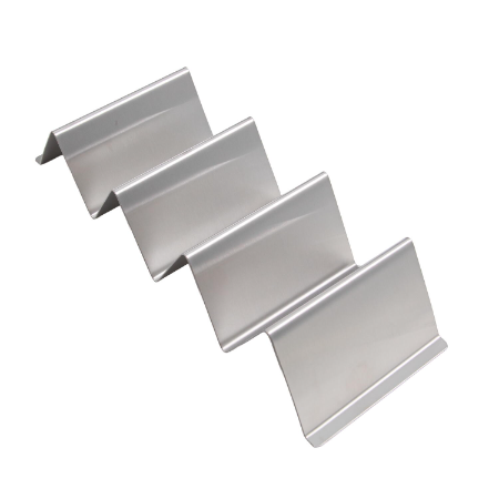 4 Compartment Stainless Steel Taco Holder Stand