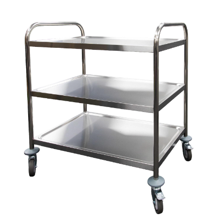 Stainless Steel Service Trolley - 3 Tiers