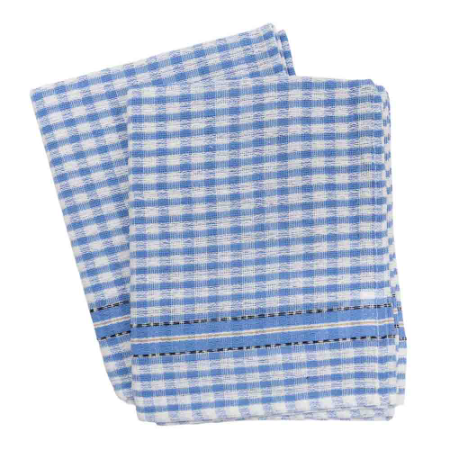 Tea Towel - W45cm x L70cm (Blue) (Pack of 12)
