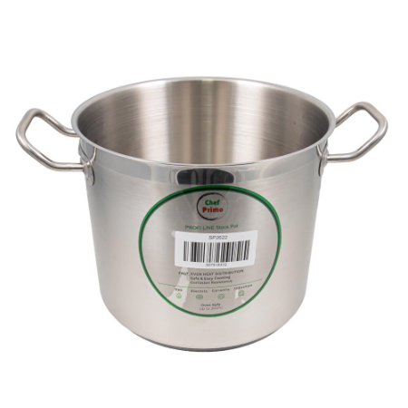 Stainless Steel Stock Pot - 12L