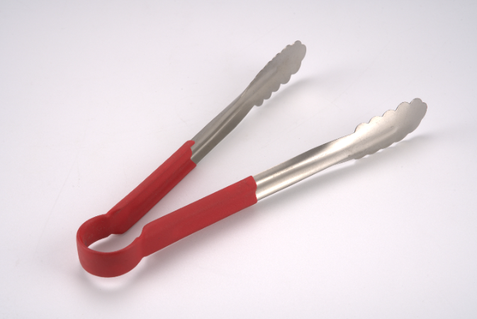 30cm Food Tongs - Red