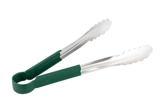 40cm Food Tongs - Green