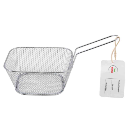 Mini Frying Basket - L130mm x W115mm x H80mm - Black
