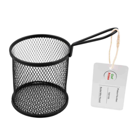 Mini Round Fryer Basket - D100mm x H100mm
