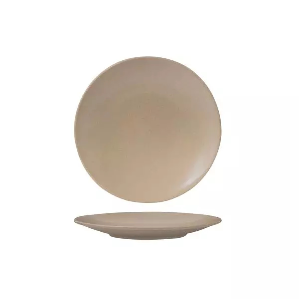 Sand Round Coupe Plate-180mm