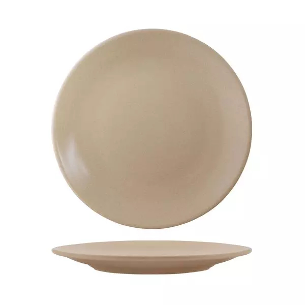 Sand Round Coupe Plate-230mm