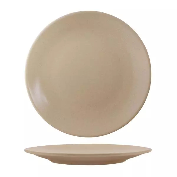 Sand Round Coupe Plate-285mm
