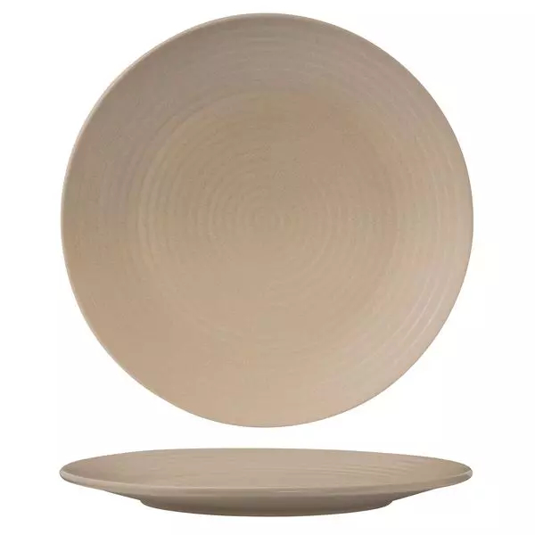 Sand Ribbed Round Plate-310mm