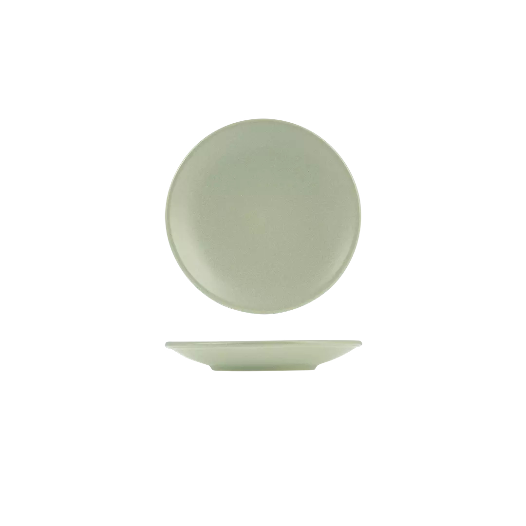 Pearl Pistachio Round Coupe Plate-180mm