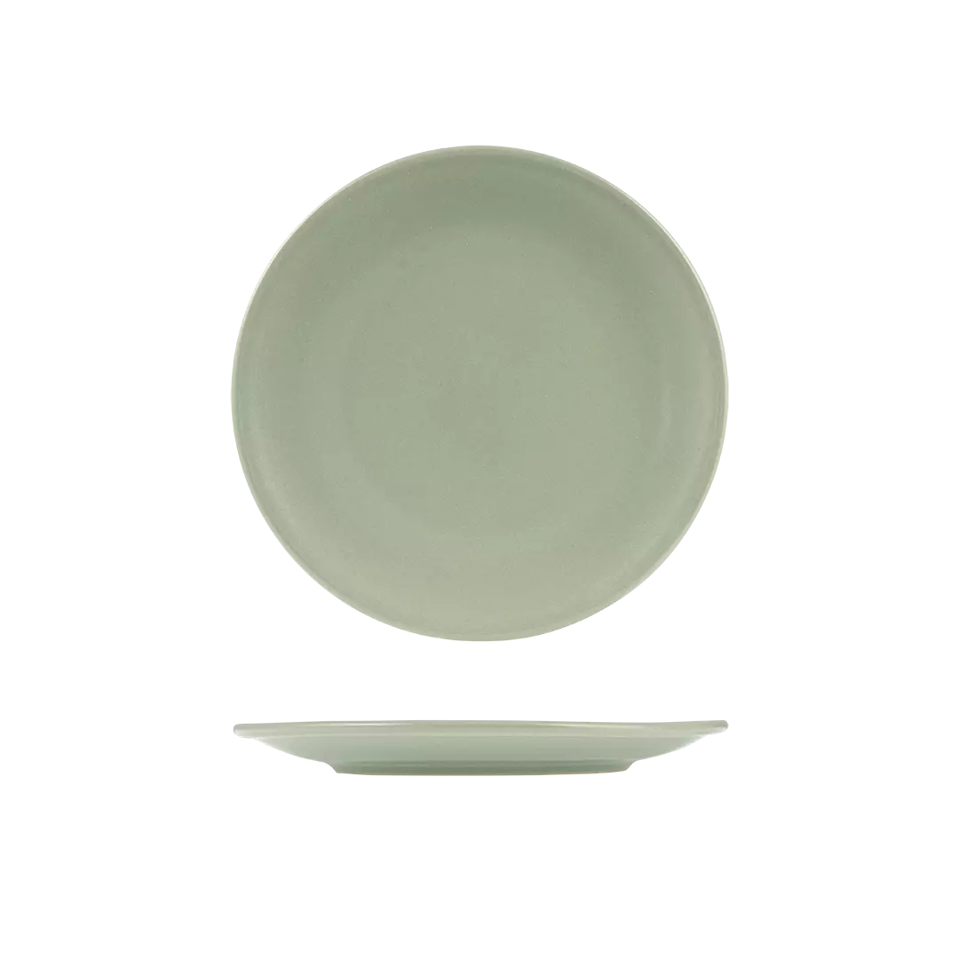 Pearl Pistachio Round Coupe Plate-230mm