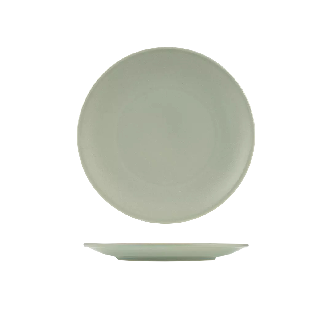 Pearl Pistachio Round Coupe Plate-260mm