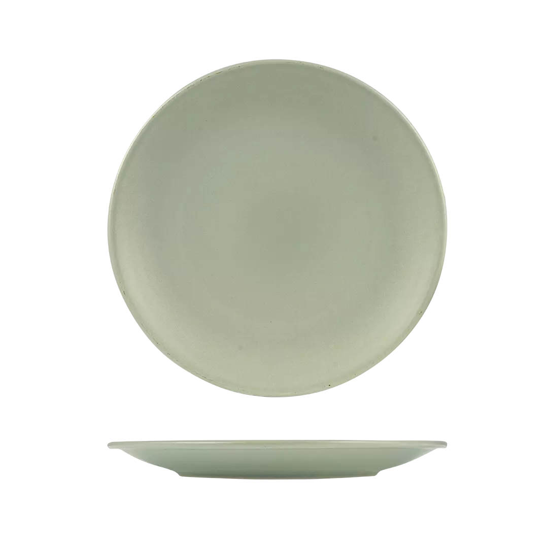 Pearl Pistachio Round Coupe Plate-310mm