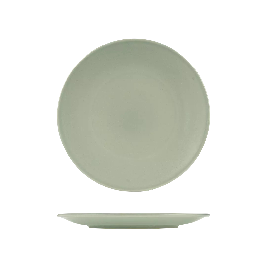 Pearl Pistachio Round Coupe Plate-285mm