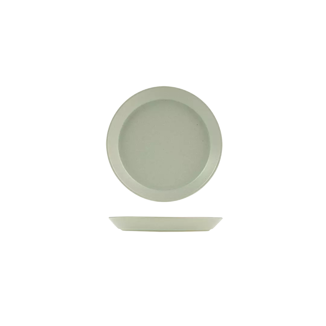 Pearl Pistachio Round Tapered Plate-170mm