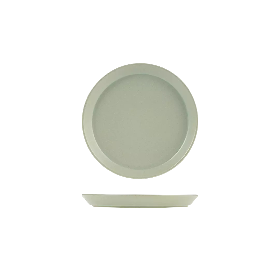 Pearl Pistachio Round Tapered Plate-200mm
