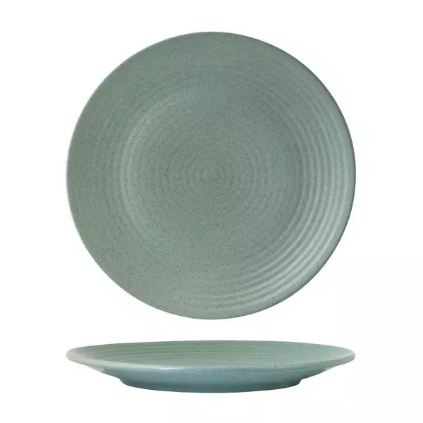 Mint Ribbed Round Plate-265mm