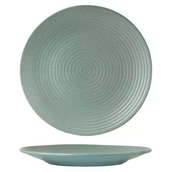 Mint Ribbed Round Plate-310mm