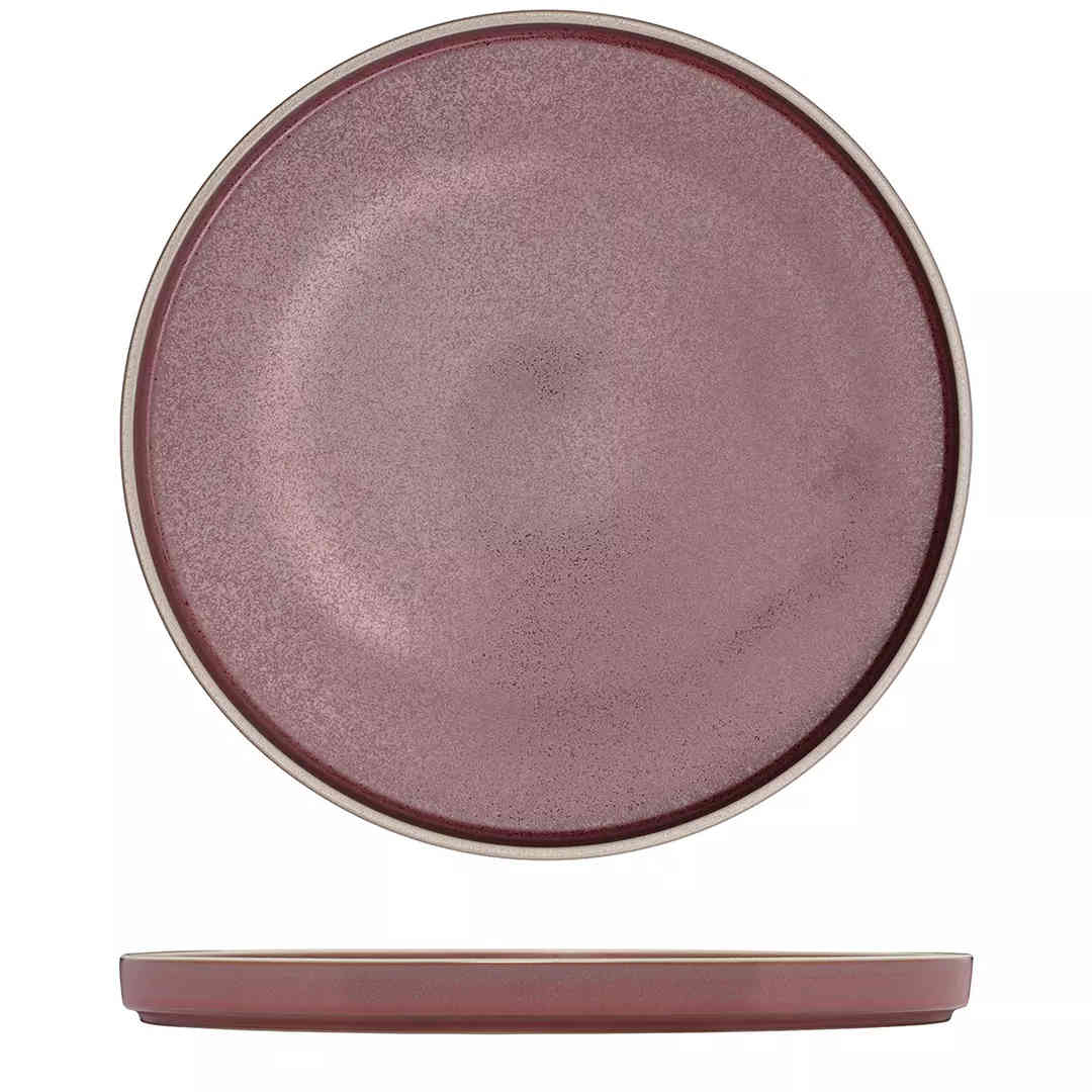 Smokey Plum Round Stackable Plate - 270mm