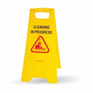 'Cleaning In Progress' Warning Sign - 61cm