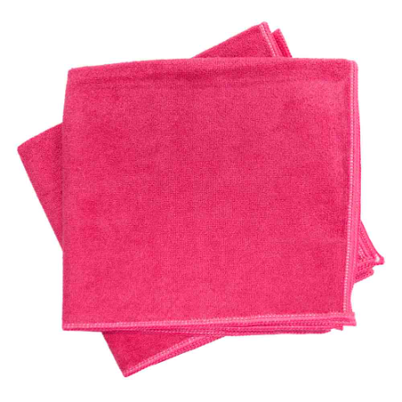 Microfiber Heavy-Duty Cloth - L380mm x W400mm (Red) (Pack of 5)
